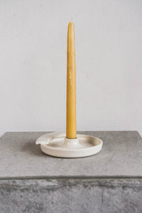 Ledge Candle holder - white