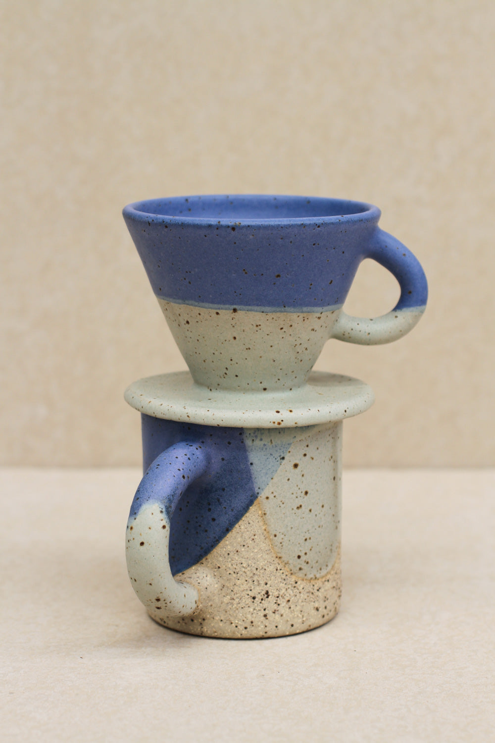 Coffee Pour over - Sage & cobalt