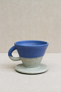Coffee Pour over - Sage & cobalt