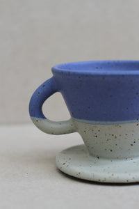 Coffee Pour over - Sage & cobalt