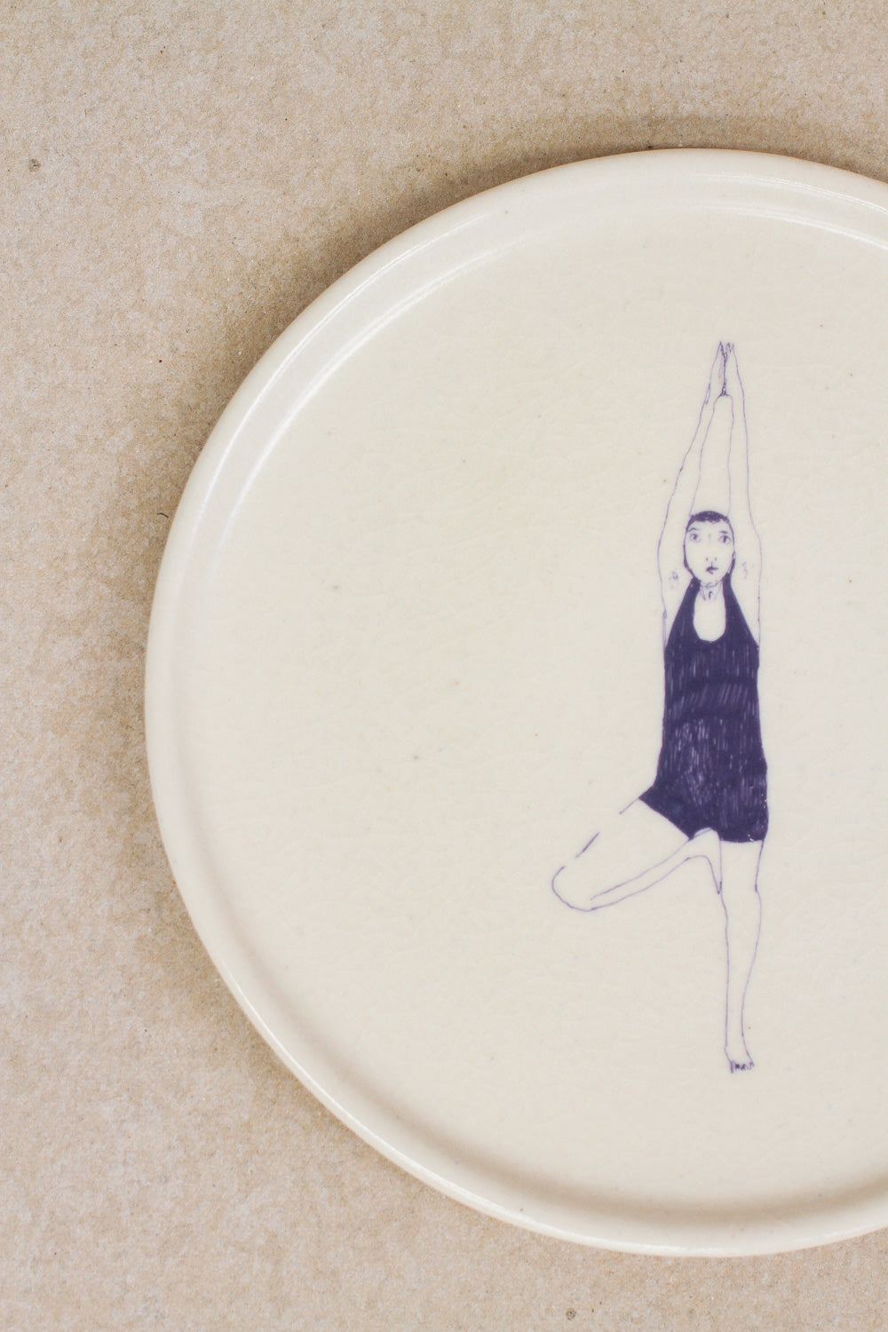 Breakfast Club Large Plate - Tree pose