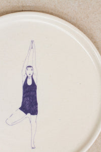 Breakfast Club Large Plate - Tree pose